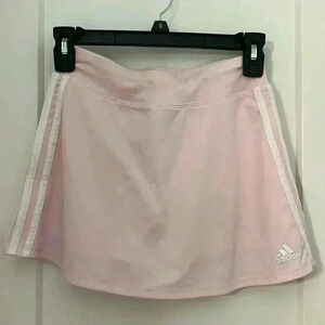 Adidas pink regular fit coupe standard tennis skirt size large (14).